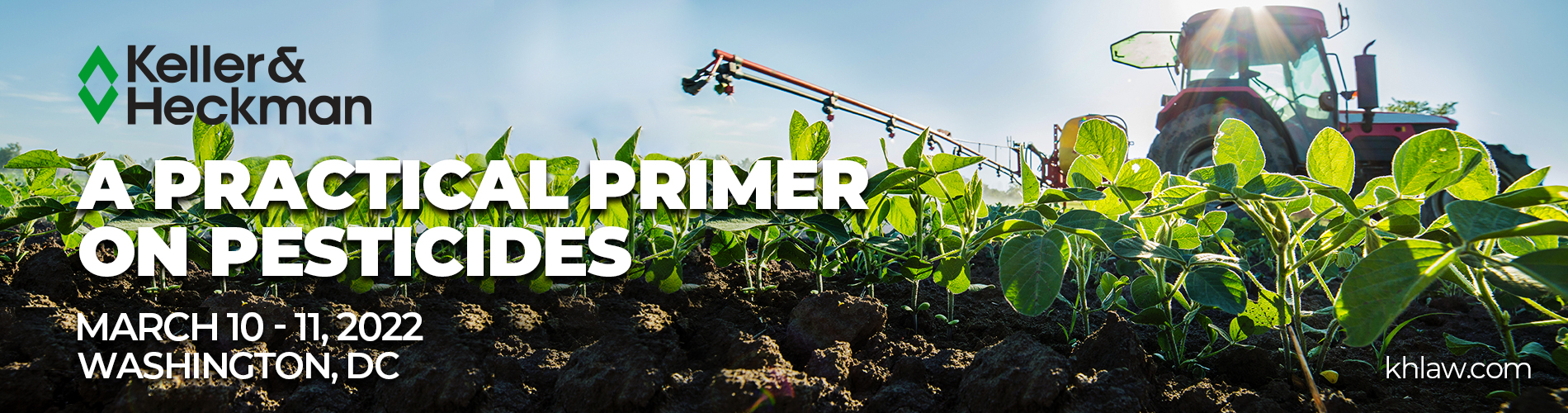 Banner advertising our 2022 DC Practical Primer on Pesticides