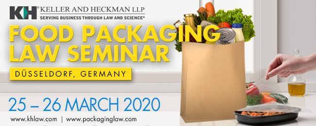 Banner for Dusseldorf Food Packaging Law Seminar